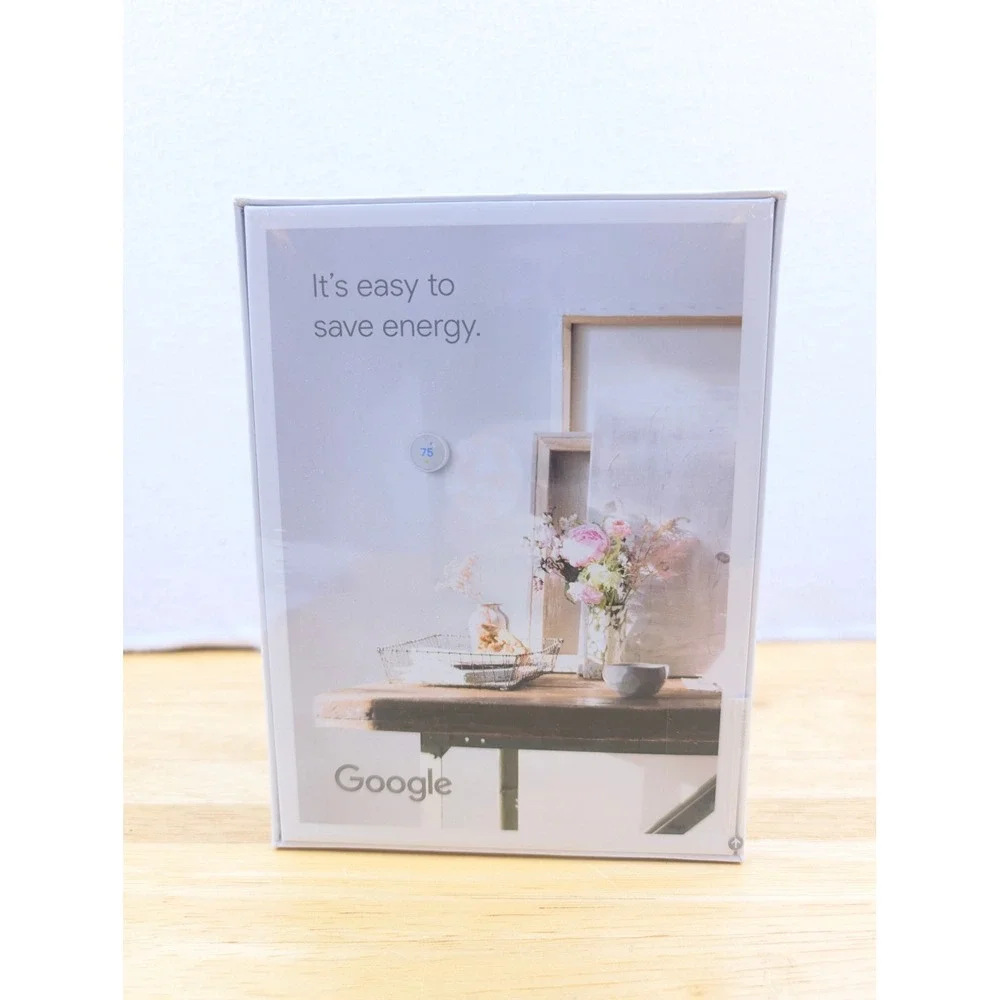 Google Nest Thermostat E Smart Wi-Fi Programmable White T4000ES New Sealed